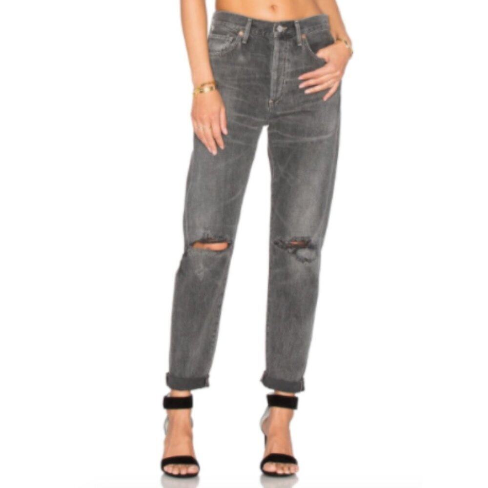 Citizens of Humanity Liya High Rise Classic Fit Crop Jeans